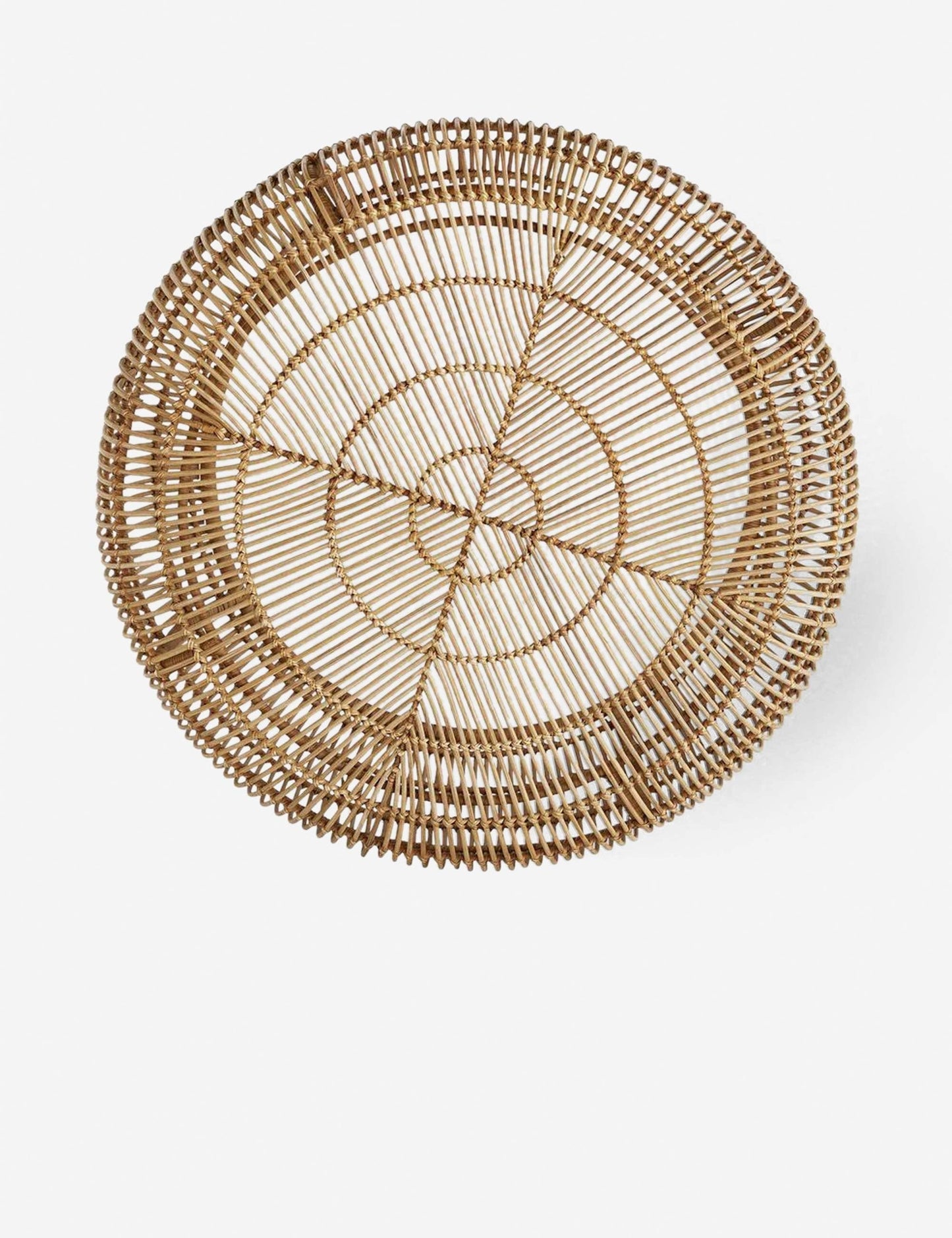 | Bird's-eye view of the Amina round coffee table