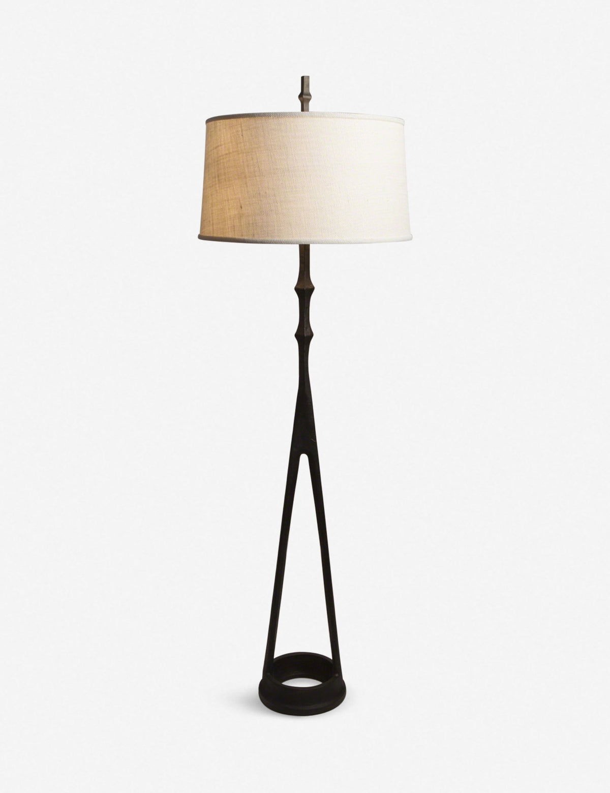 | Oceanna cast aluminum floor lamp.