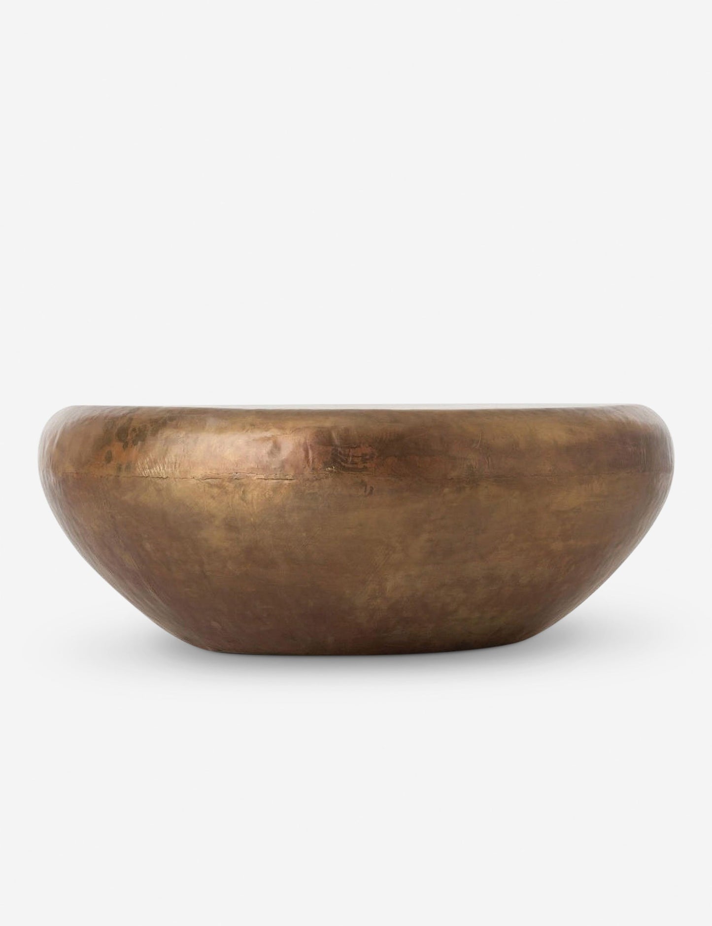 | Arteriors bates round metallic coffee table