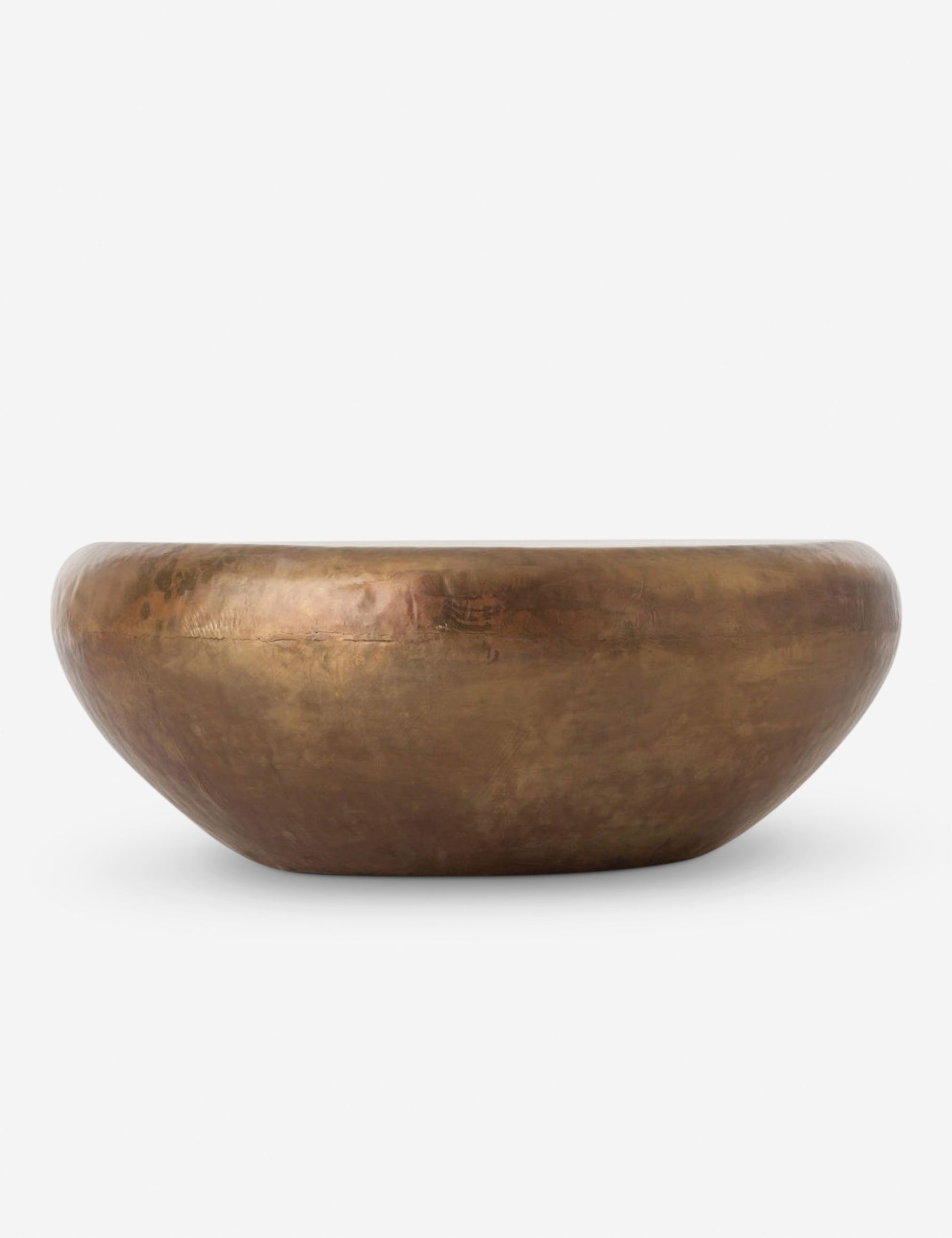 | Arteriors bates round metallic coffee table
