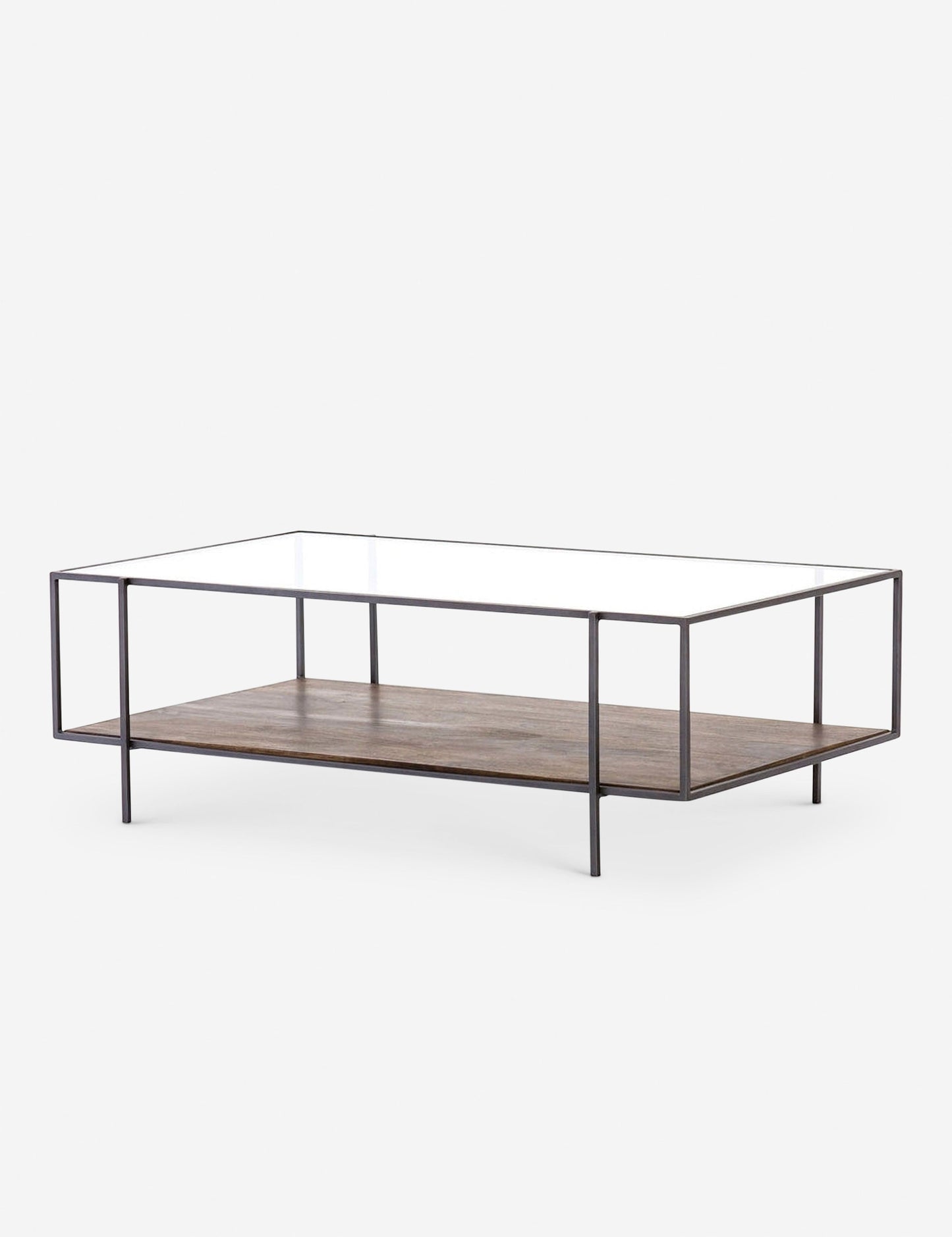 | Angled view of the Asher coffee table