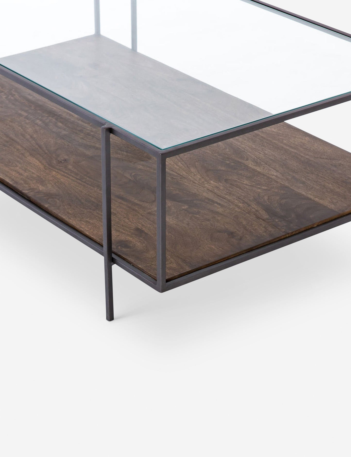 | Corner of the Asher coffee table
