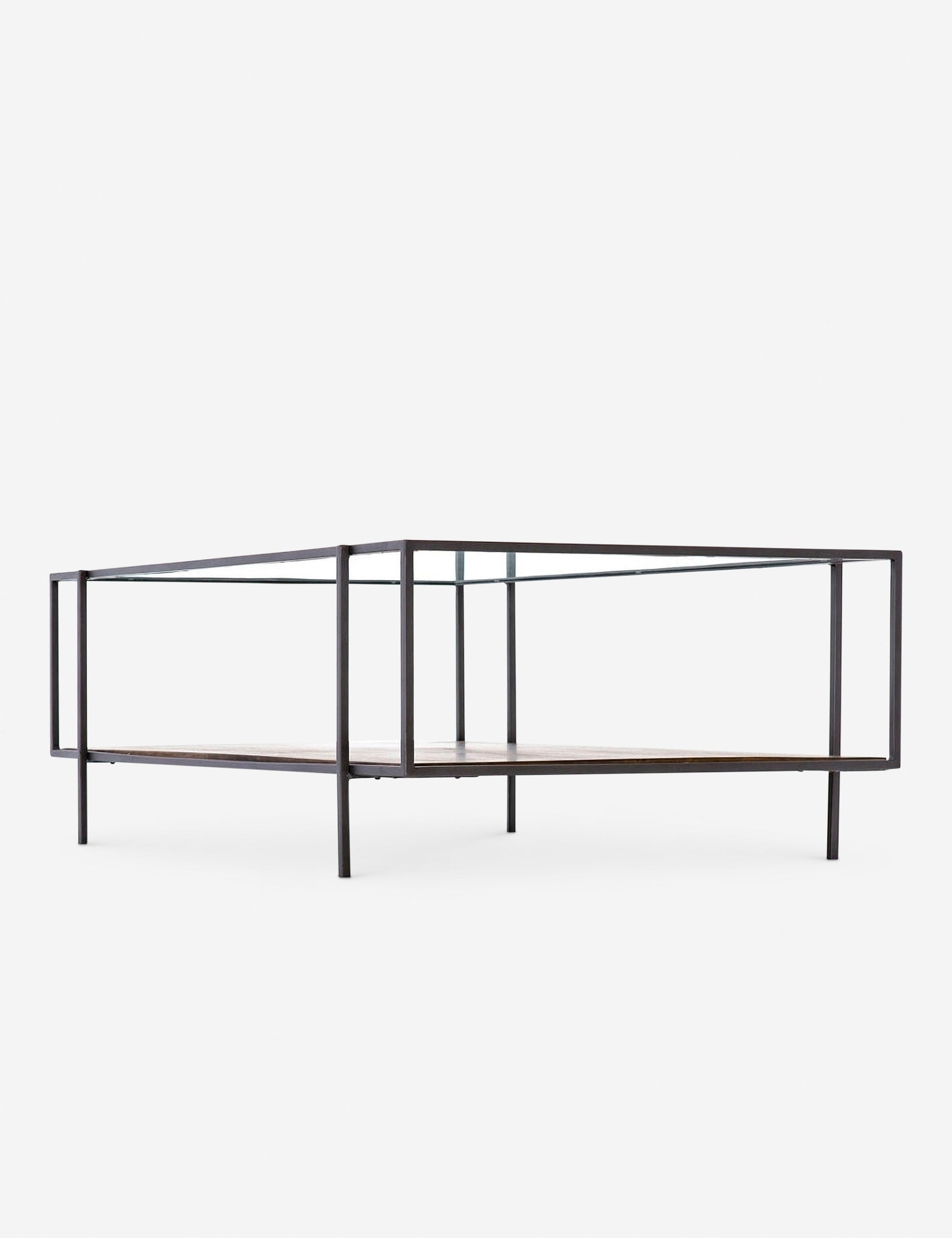 | Angled view of the Asher coffee table