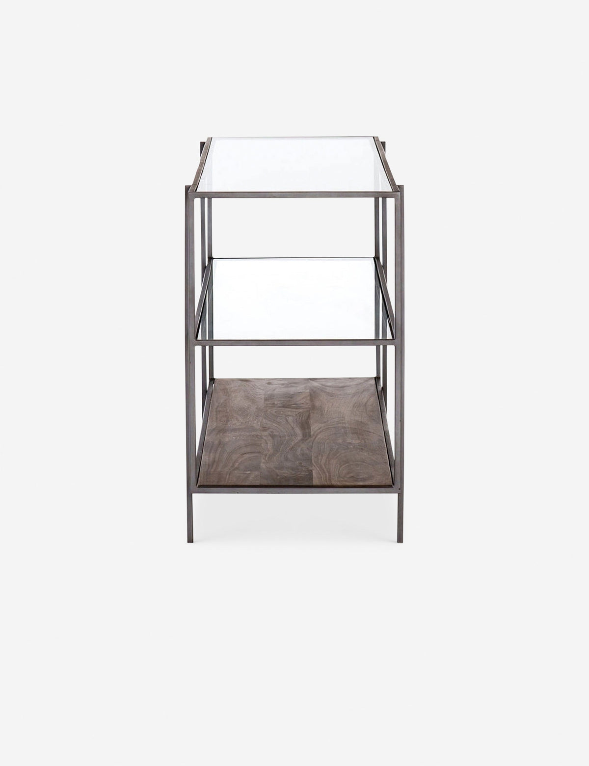 | Side of the Asher console table