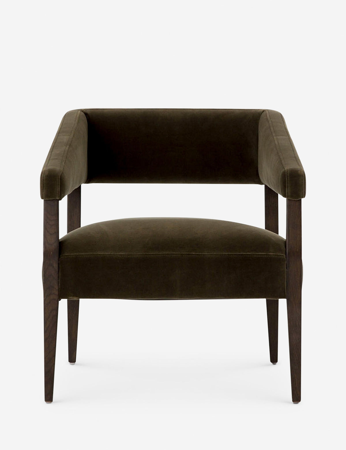 | Lyssa olive velvet accent chair
