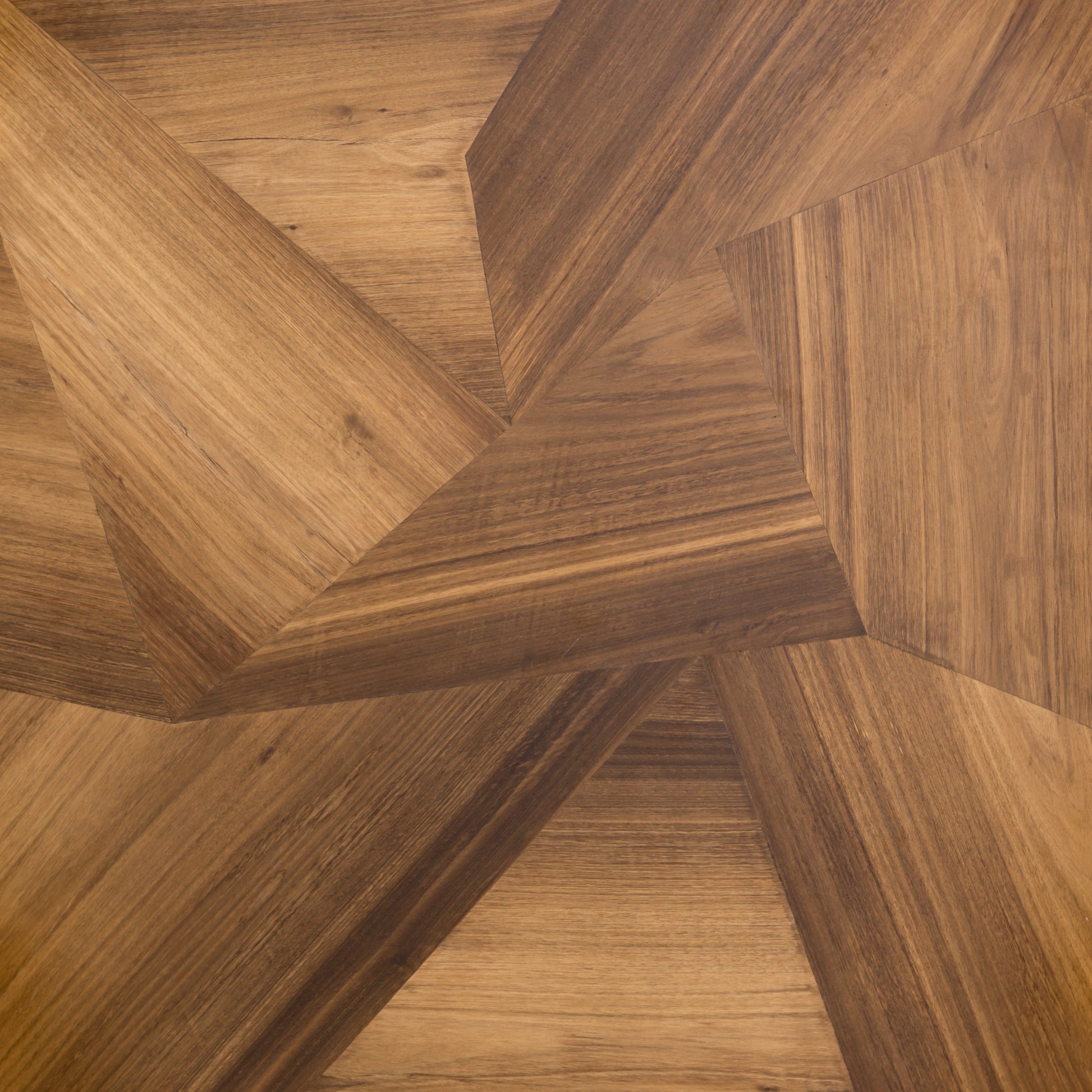 | The wooden construction of the Herschel dining table