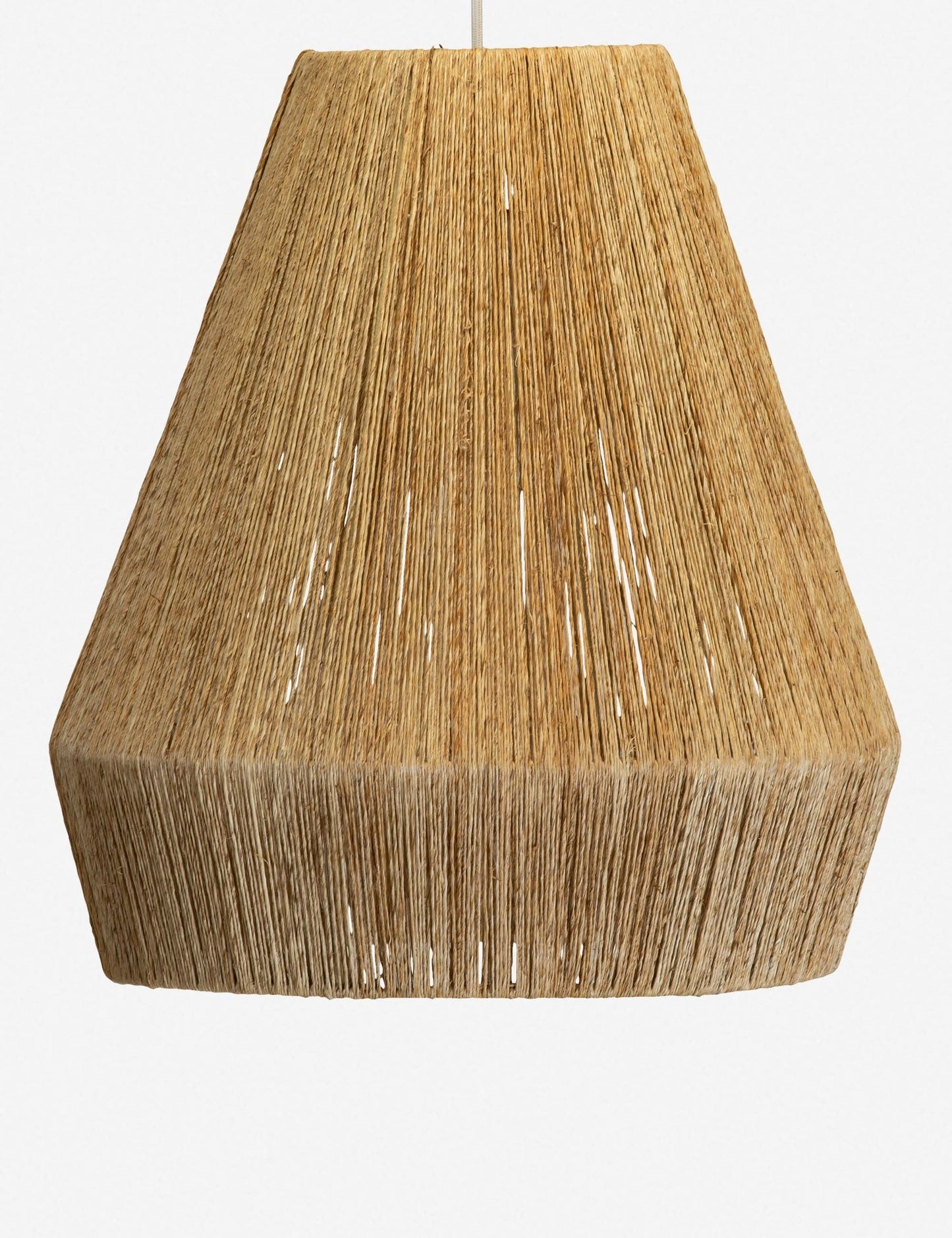| Tarek twisted jute pendant light 
