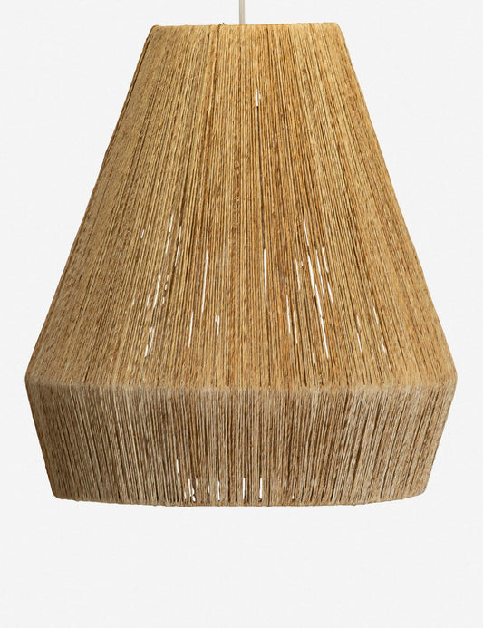 | Tarek twisted jute pendant light 