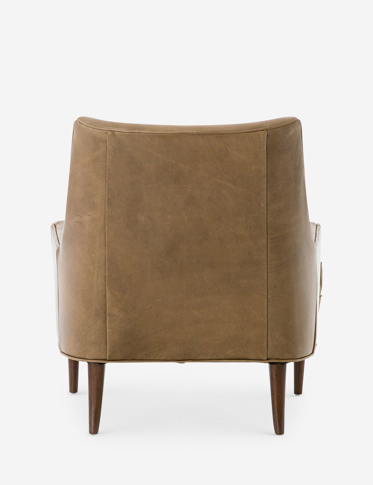 | Back of the Ilona Leather Accent Chair