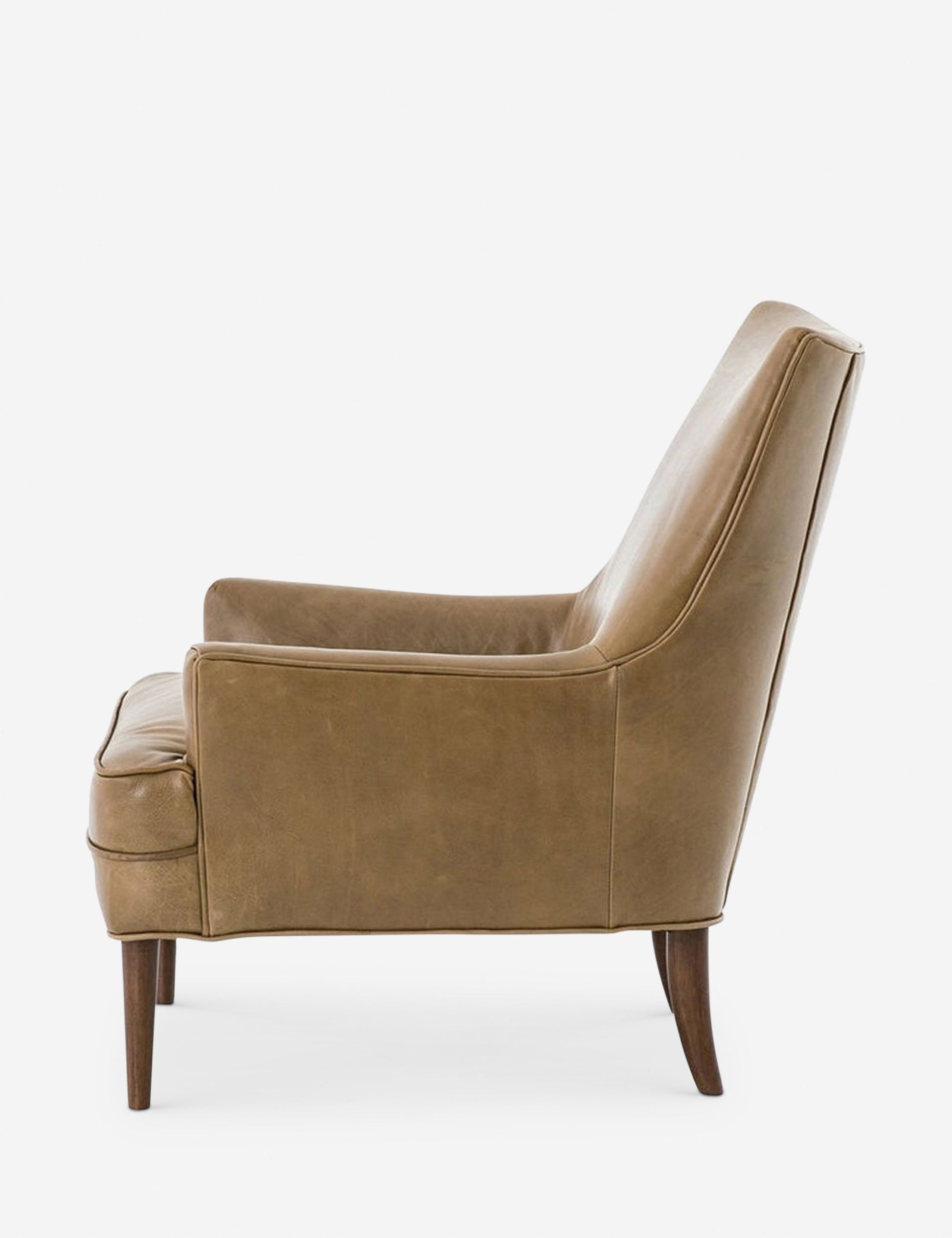 | Side of the Ilona Leather Accent Chair