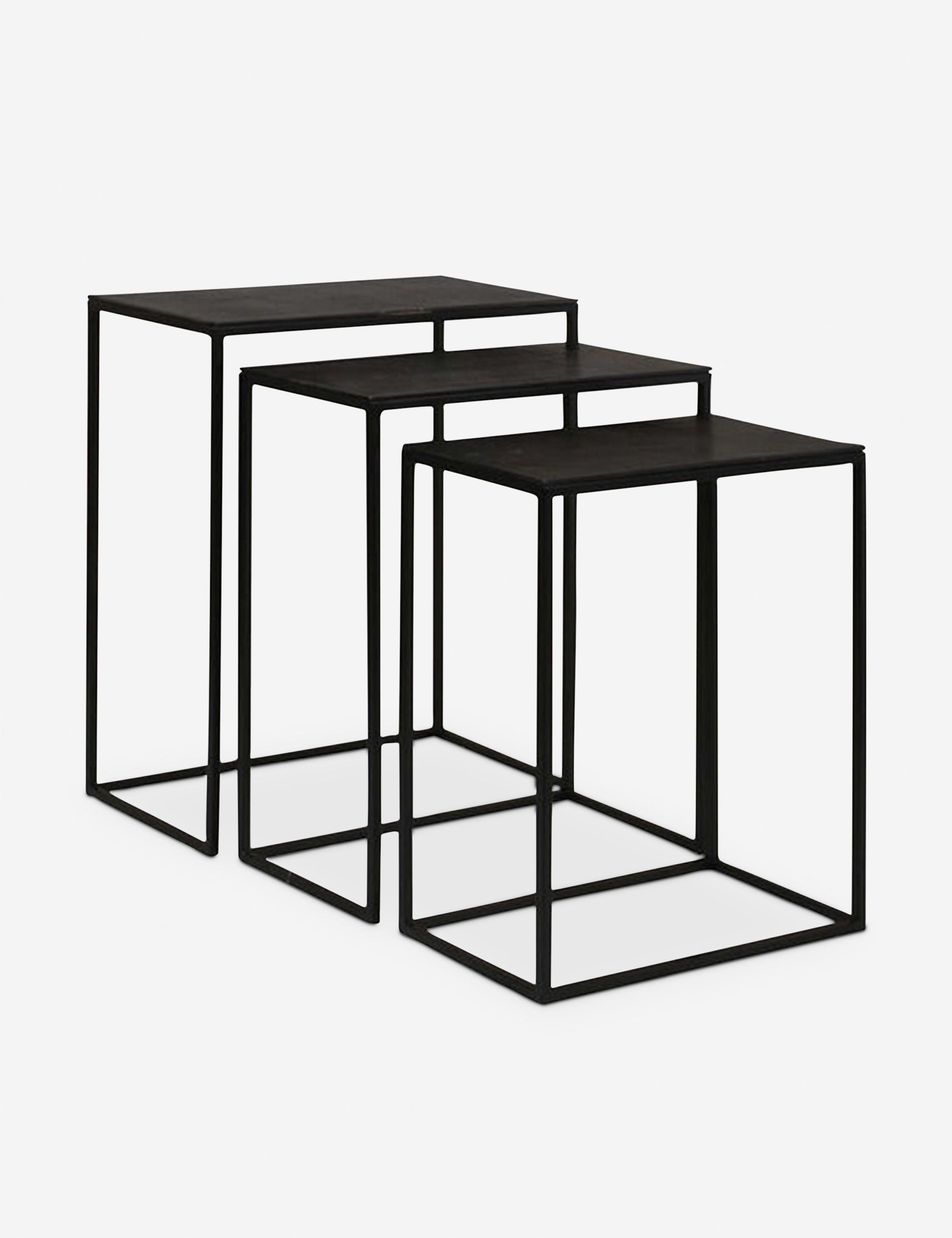 | Loletta black nesting tables