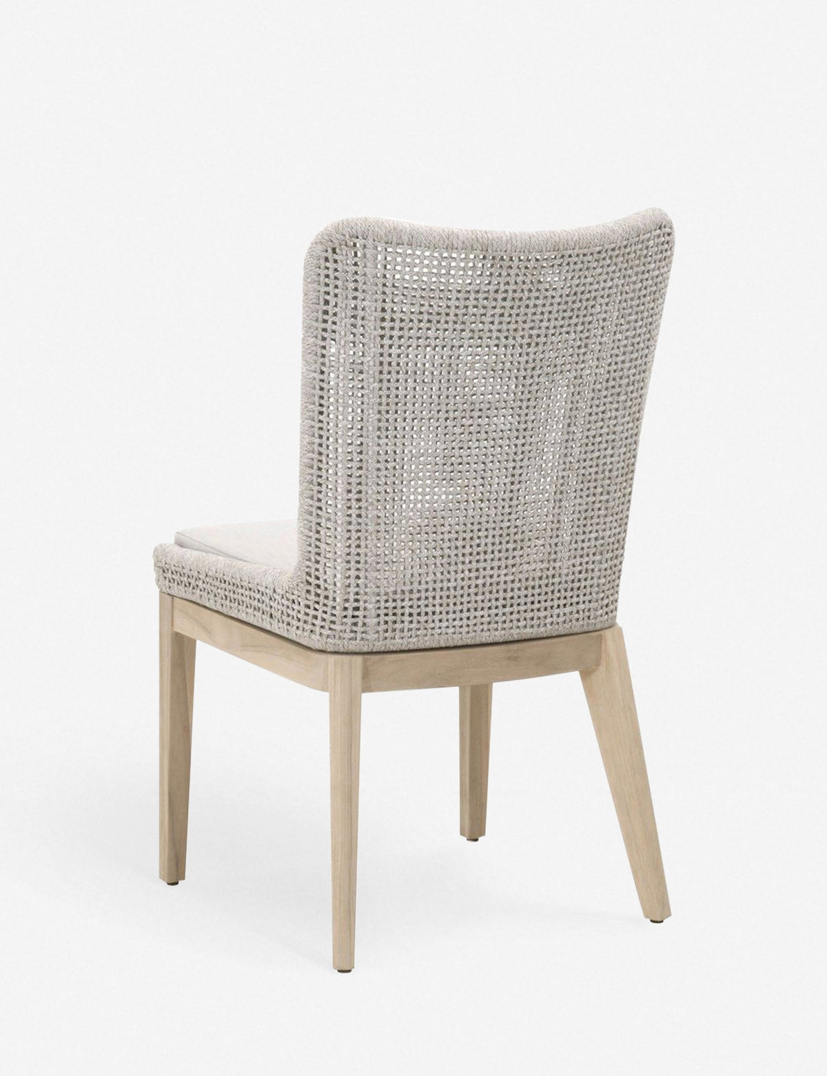 | Angled rear view of the Winnetka Indoor / Outdoor Dining Chair
