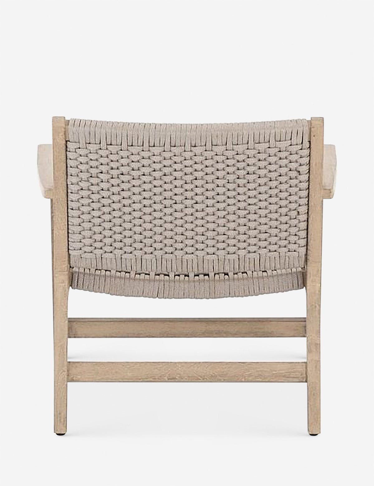 | Back of the Ylva Natural Indoor / Outdoor Accent Chair